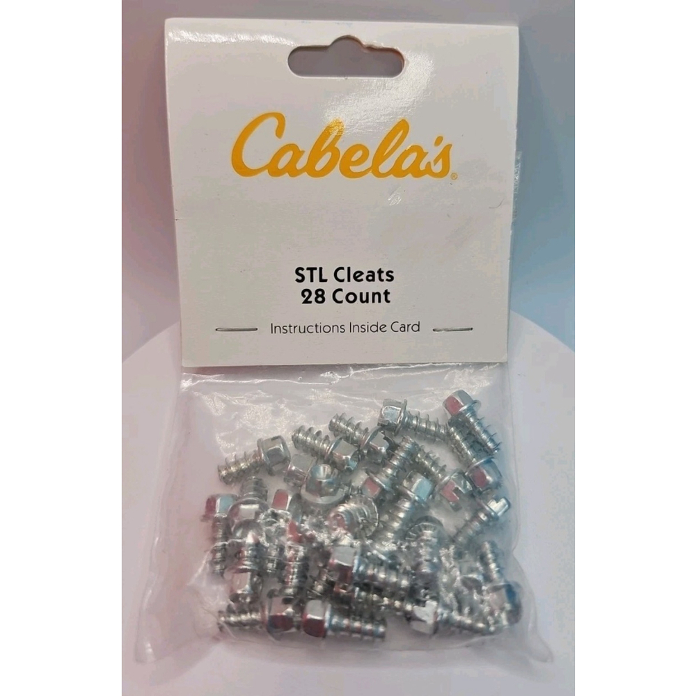 Cabela's STL Cleats Spikes 28 Count Wading Boot Studs Traction Outdoor